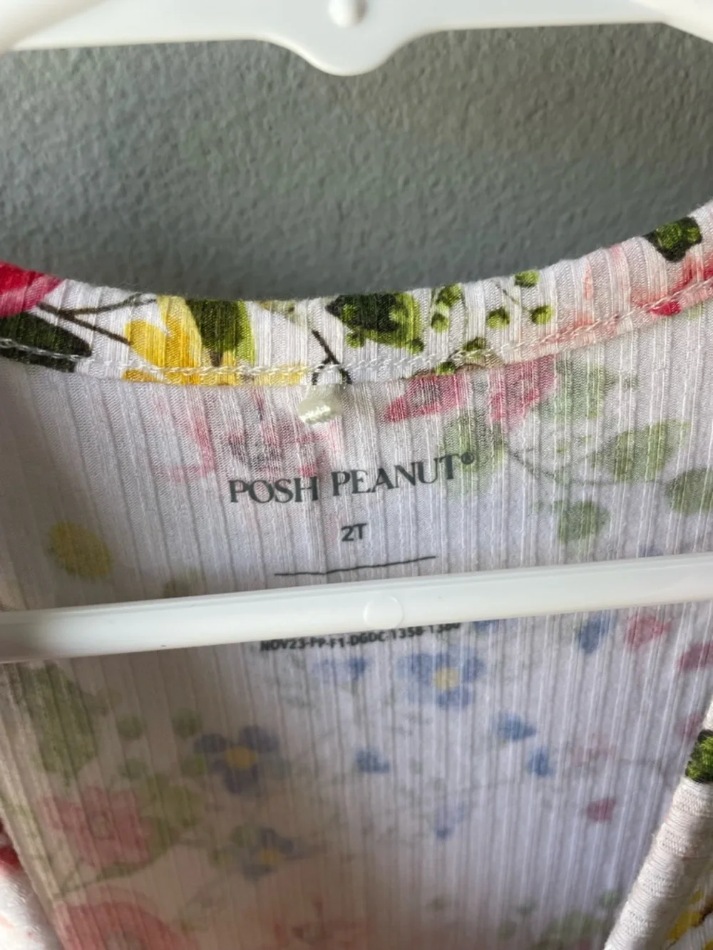 Posh Peanut Barbara Cap Sleeve Ruffled Twirl Dress - Bamboo Ribbed Fabric - Picture 3 of 6